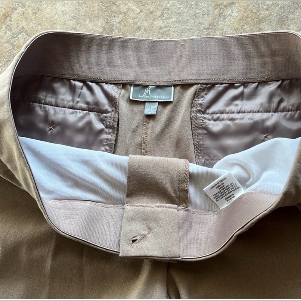 Women’s JM Collection Khaki Pants Size 16 Good Used Condition - Picture 8 of 11